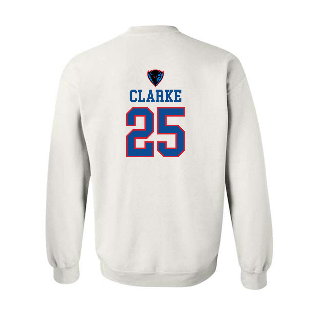 DePaul - NCAA Women's Basketball : Kate Clarke - Crewneck Sweatshirt Classic Shersey