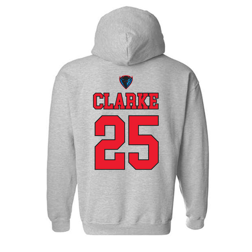 DePaul - NCAA Women's Basketball : Kate Clarke - Hooded Sweatshirt Sports Shersey