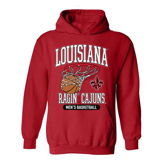 Louisiana - NCAA Men's Basketball : Chancellor White Hooded Sweatshirt