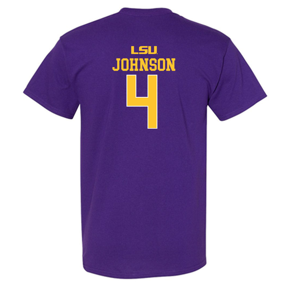 LSU - NCAA Women's Basketball : Flaujae Johnson - T-Shirt Sports Shersey