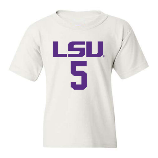 LSU - NCAA Women's Basketball : Sa'Myah Smith - Youth T-Shirt Classic Shersey
