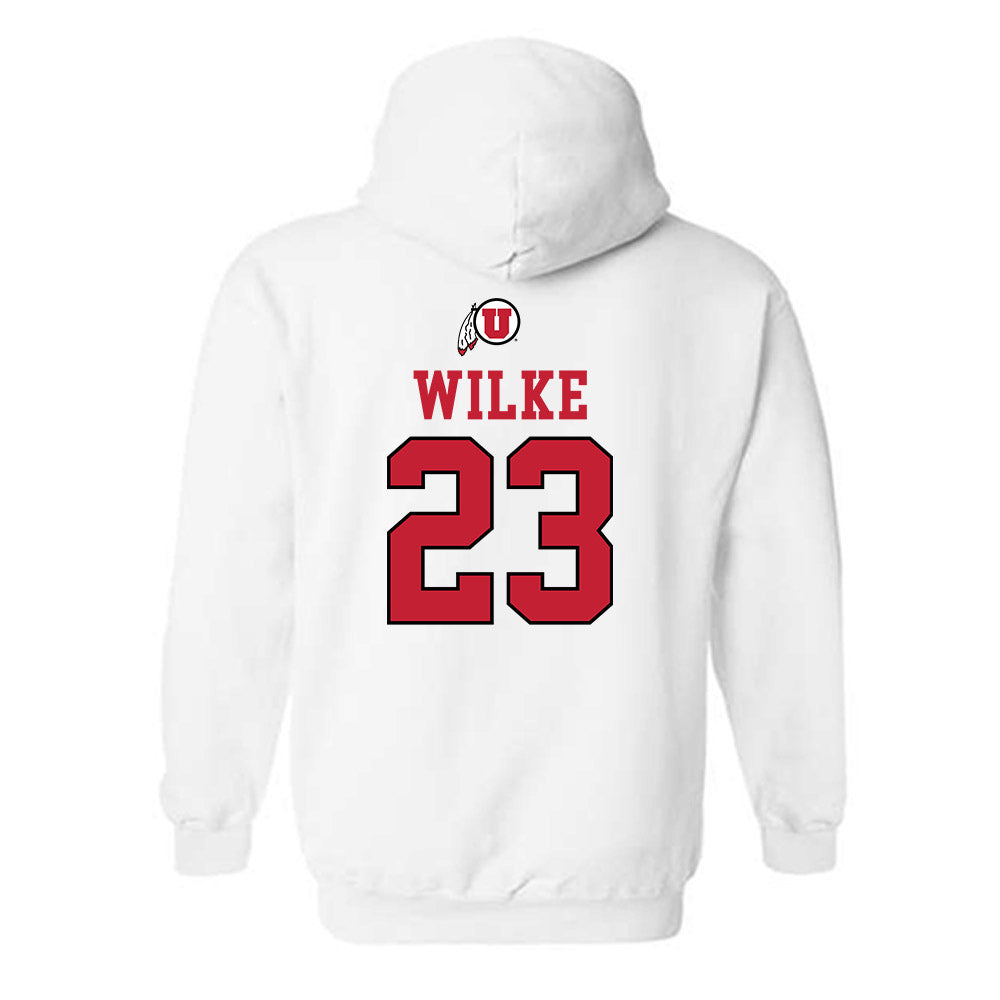 Utah - NCAA Women's Basketball : Maty Wilke - Hooded Sweatshirt Classic Shersey