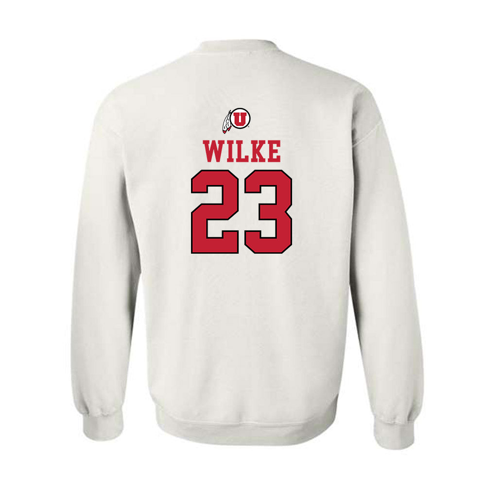 Utah - NCAA Women's Basketball : Maty Wilke - Crewneck Sweatshirt Classic Shersey