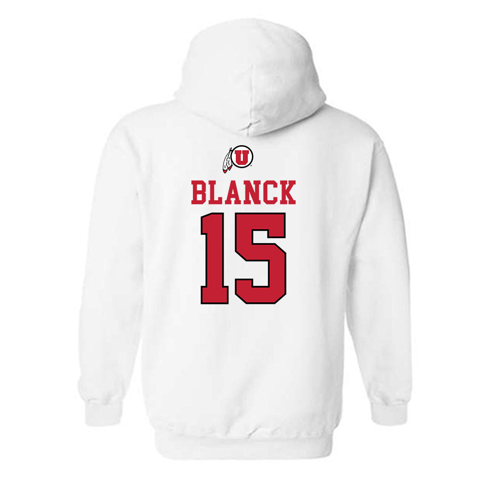 Utah - NCAA Women's Basketball : Alyssa Blanck - Hooded Sweatshirt Classic Shersey