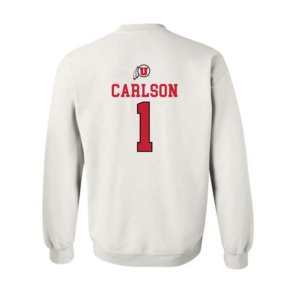 Utah - NCAA Men's Basketball : Ben Carlson - Crewneck Sweatshirt Classic Shersey