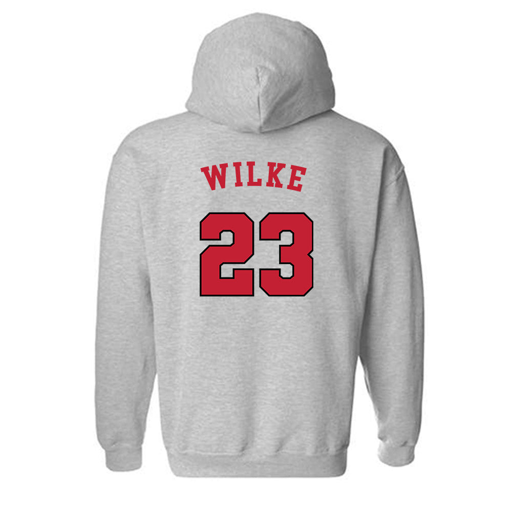 Utah - NCAA Women's Basketball : Maty Wilke - Hooded Sweatshirt Sports Shersey