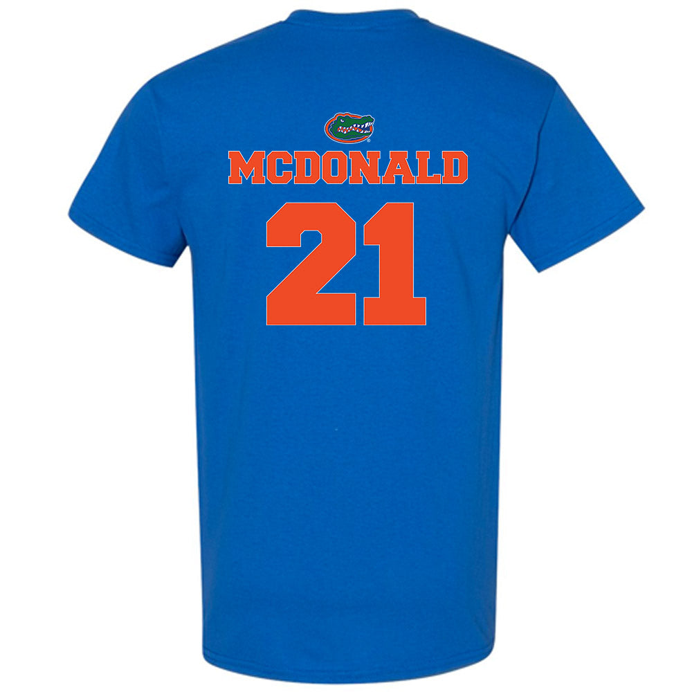 Florida - NCAA Baseball : Caden McDonald - T-Shirt Sports Shersey