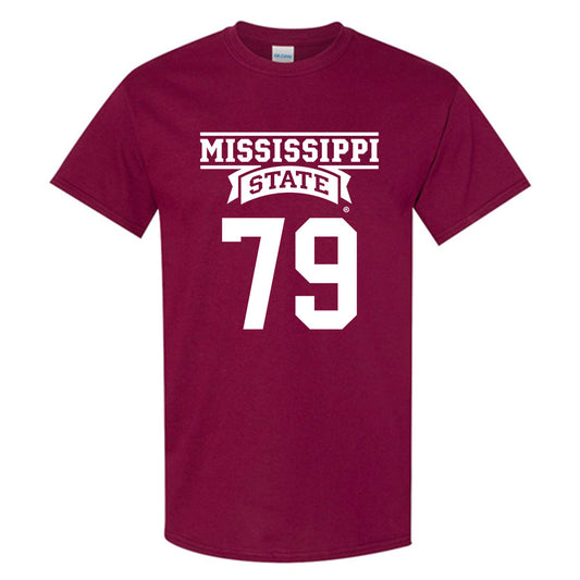 Mississippi State - NCAA Football : Jakson LaHue - Short Sleeve T-Shirt