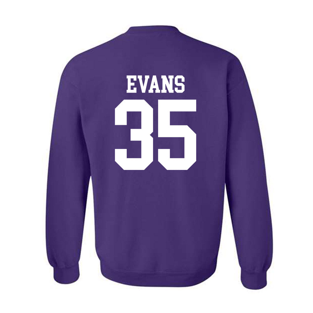 Kansas State - NCAA Baseball : Andrew Evans - Crewneck Sweatshirt Classic Shersey