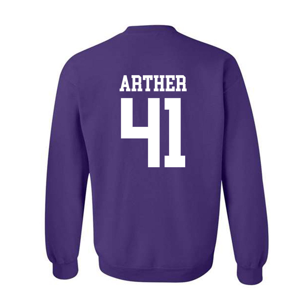 Kansas State - NCAA Baseball : Adam Arther - Crewneck Sweatshirt Classic Shersey