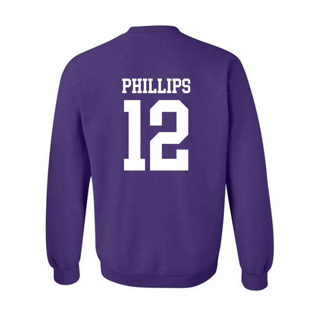 Kansas State - NCAA Baseball : Cayden Phillips - Crewneck Sweatshirt Classic Shersey
