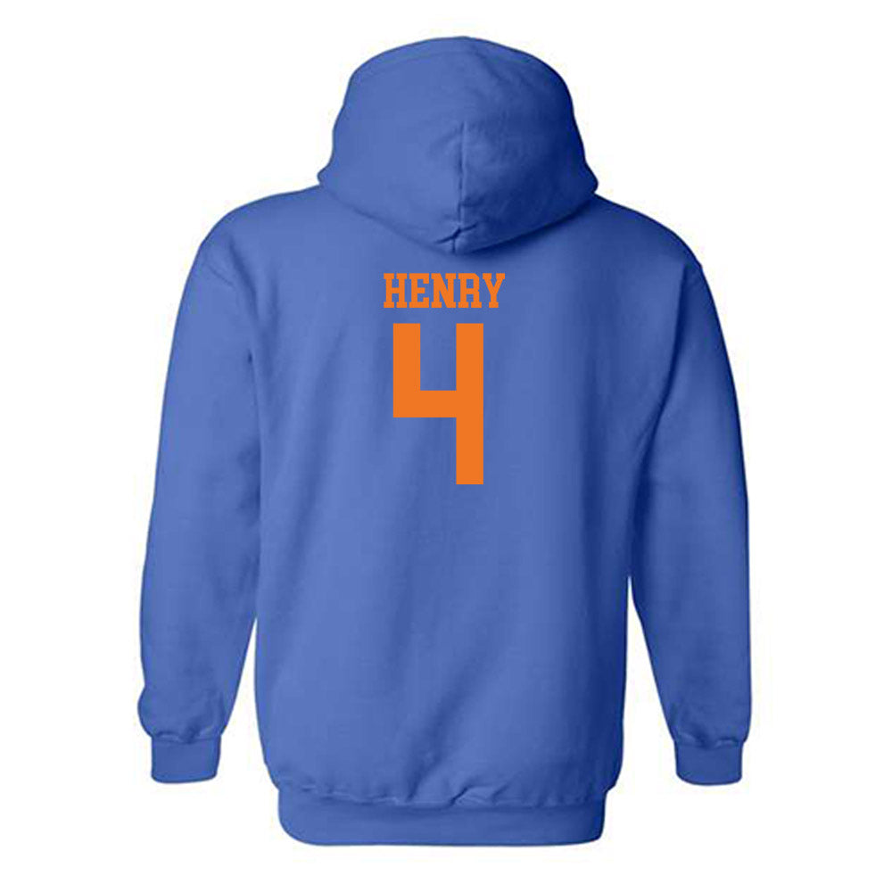 Texas Arlington - NCAA Baseball : Zach Henry - Hooded Sweatshirt Classic Shersey