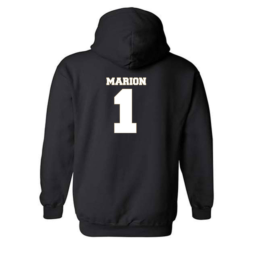 Wake Forest - NCAA Men's Basketball : Marqus Marion - Hooded Sweatshirt Sports Shersey