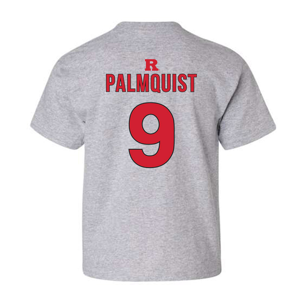 Rutgers - NCAA Men's Basketball : Oskar Palmquist - Youth T-Shirt Classic Shersey