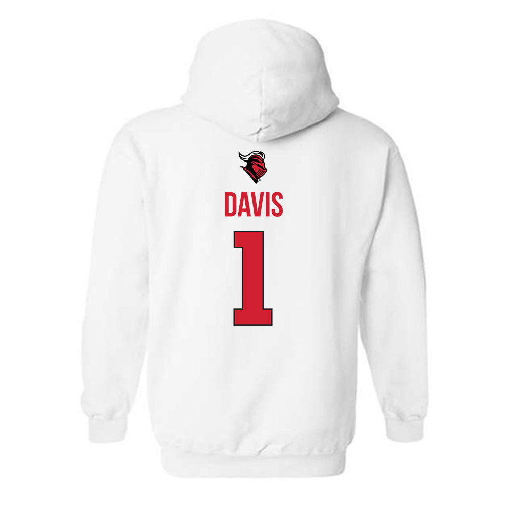 Rutgers - NCAA Men's Basketball : JaMichael Davis - Hooded Sweatshirt Classic Shersey