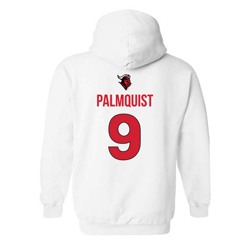 Rutgers - NCAA Men's Basketball : Oskar Palmquist - Hooded Sweatshirt Classic Shersey