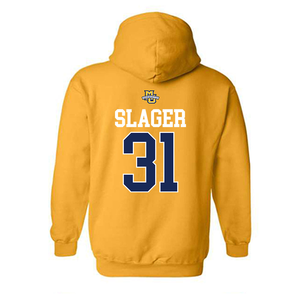 Marquette - NCAA Men's Lacrosse : Adam Slager Hooded Sweatshirt