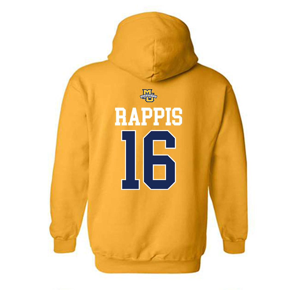 Marquette - NCAA Men's Lacrosse : Nolan Rappis Hooded Sweatshirt