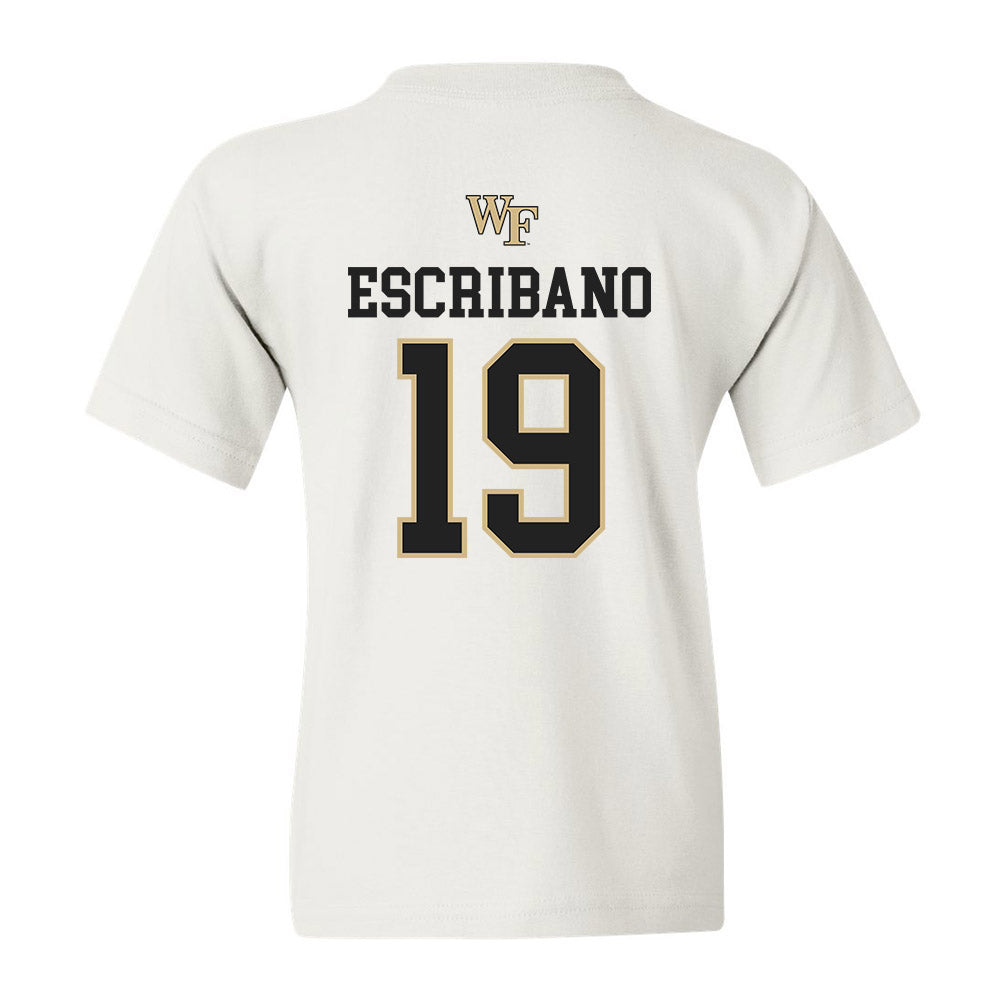 Wake Forest - NCAA Men's Soccer : Cristian Escribano Youth T-Shirt