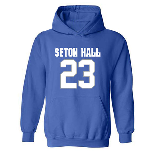 Seton Hall - NCAA Men's Basketball : Jaquan Harris - Hooded Sweatshirt Classic Shersey