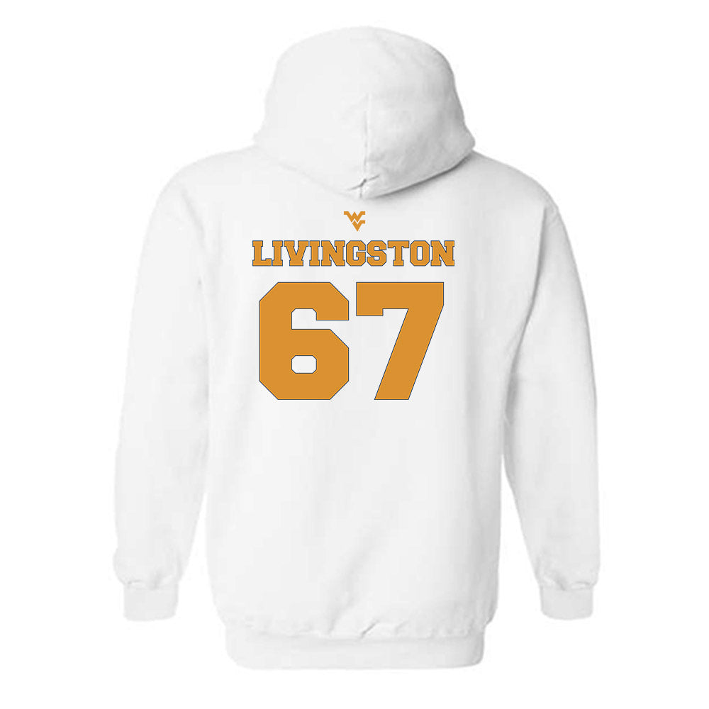 West Virginia - NCAA Football : Landen Livingston - Hooded Sweatshirt