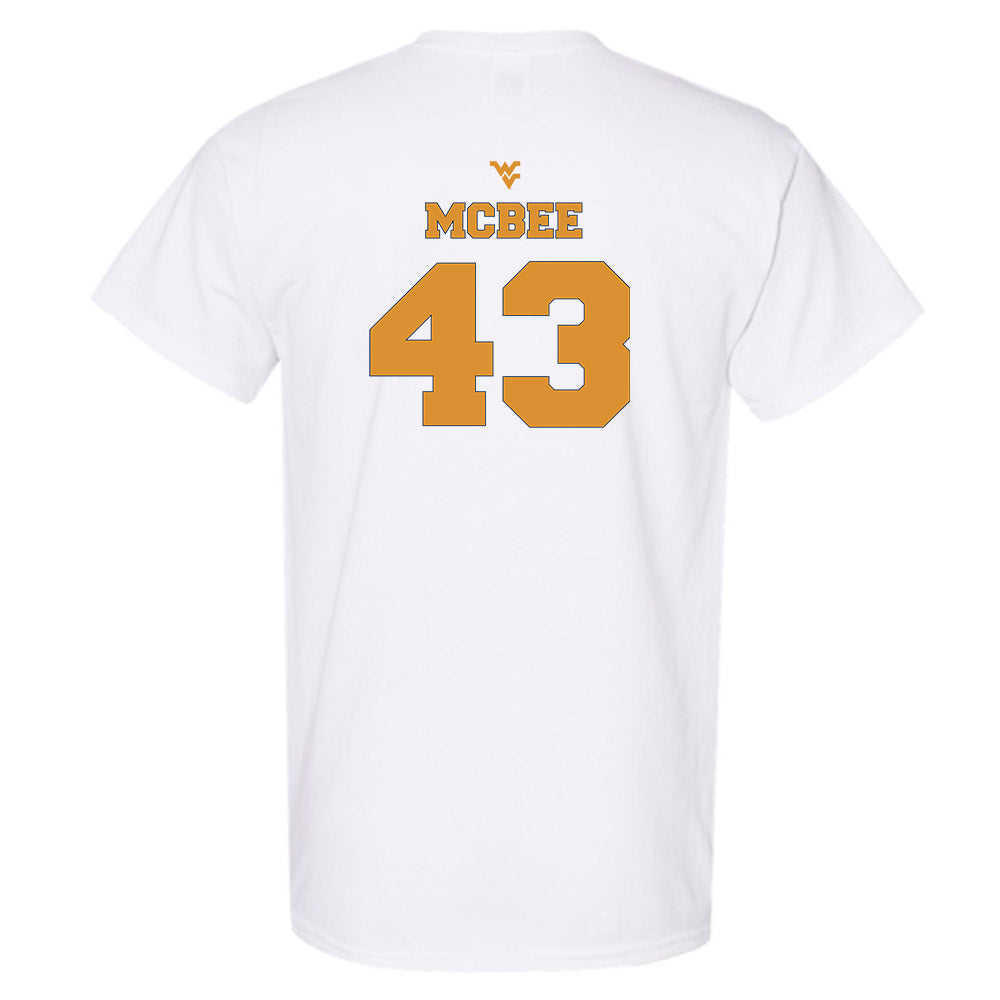 West Virginia - NCAA Football : Colin McBee - Sports Shersey Short Sleeve T-Shirt