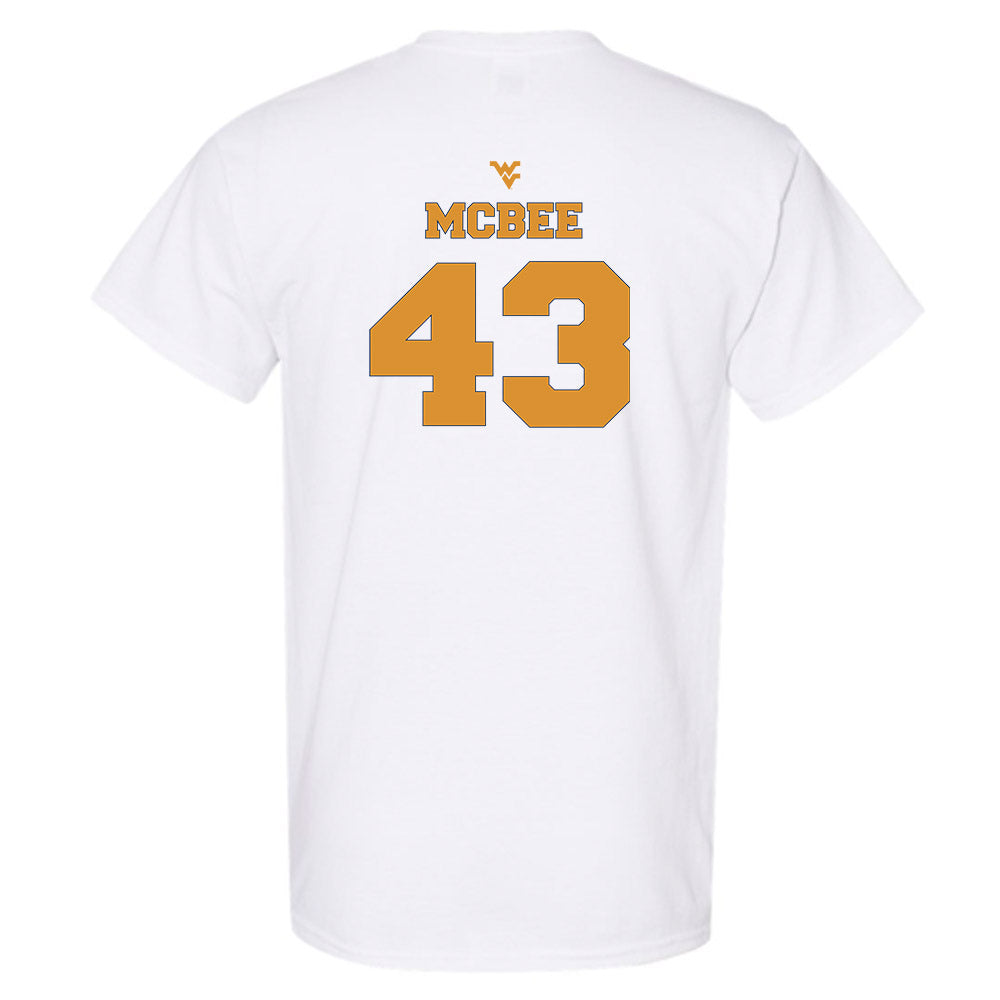 West Virginia - NCAA Football : Colin McBee - Sports Shersey Short Sleeve T-Shirt