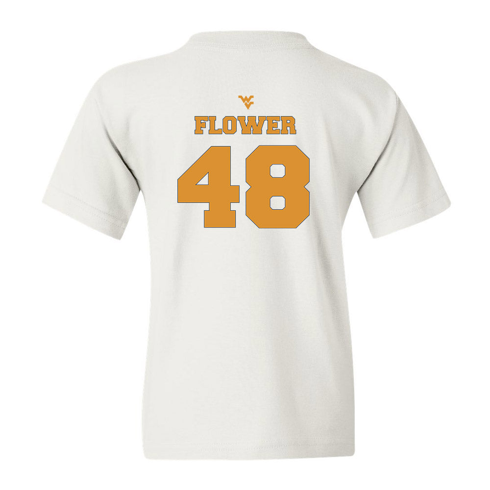 West Virginia - NCAA Football : Nate Flower - Youth T-Shirt