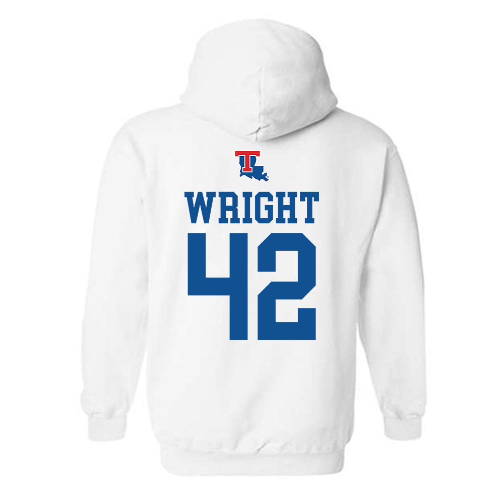 LA Tech - NCAA Softball : Ella Wright - Hooded Sweatshirt Sports Shersey