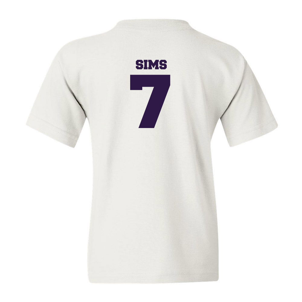 Kansas State - NCAA Women's Volleyball : Symone Sims - Youth T-Shirt Sports Shersey
