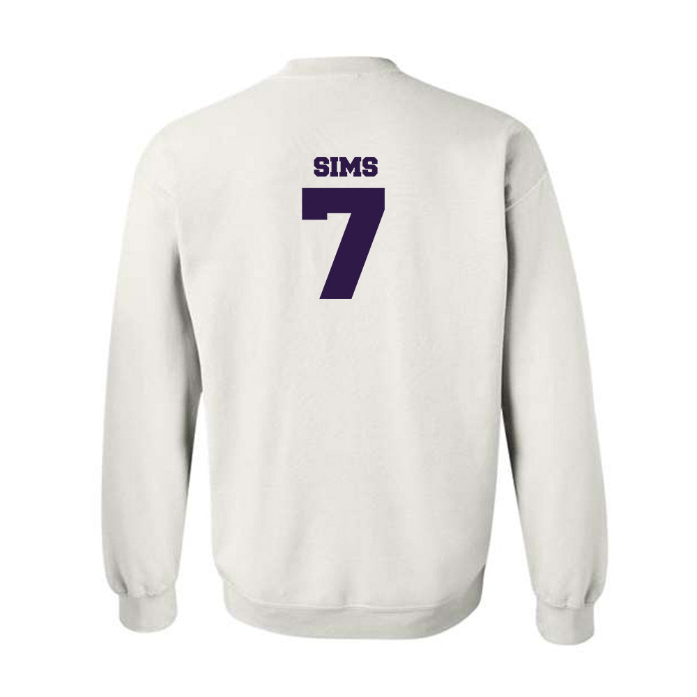 Kansas State - NCAA Women's Volleyball : Symone Sims - Crewneck Sweatshirt Sports Shersey