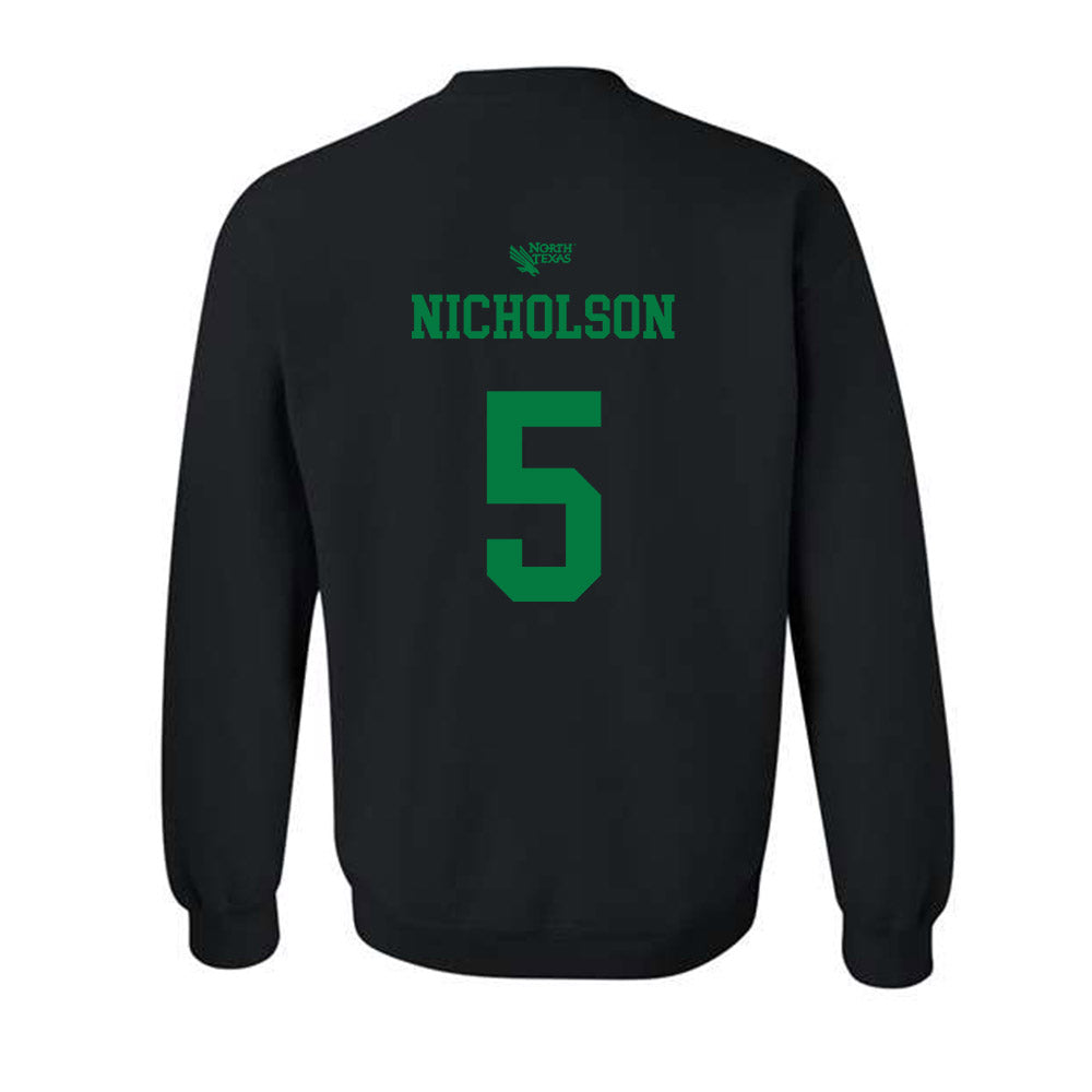 North Texas - NCAA Softball : Rylee Nicholson - Crewneck Sweatshirt Classic Shersey