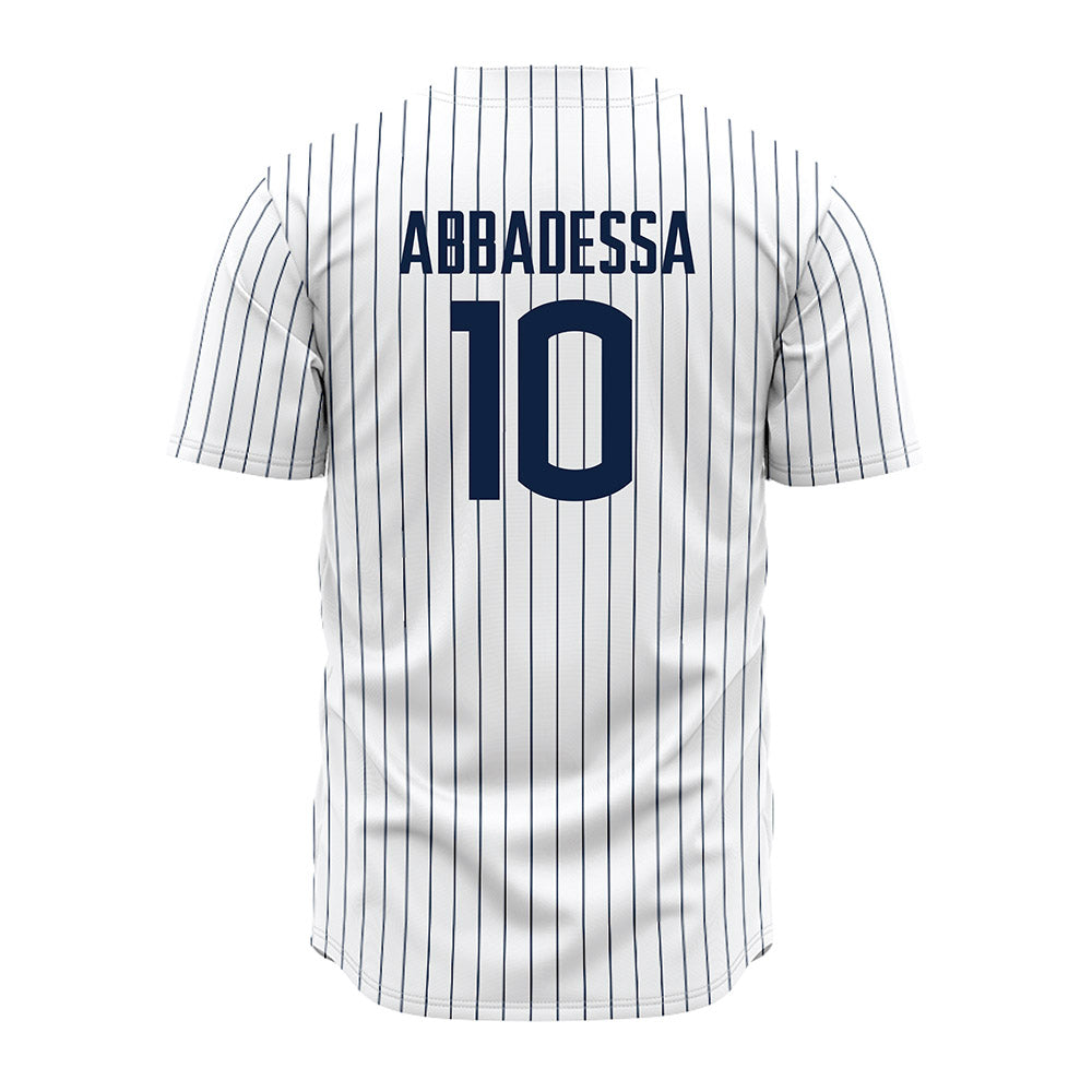UConn - NCAA Baseball : Jude Abbadessa - Baseball Jersey White