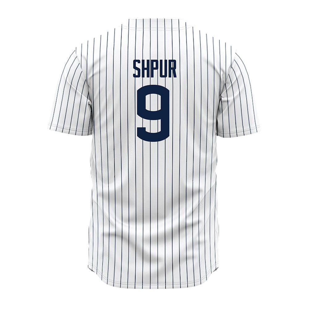 UConn - NCAA Baseball : Caleb Shpur - Baseball Jersey White
