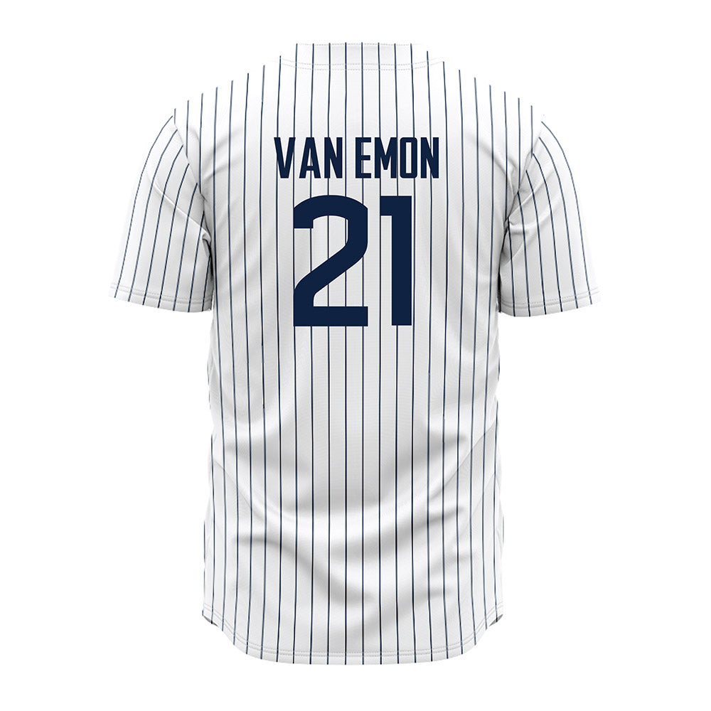UConn - NCAA Baseball : Gabe Van Emon - Baseball Jersey White