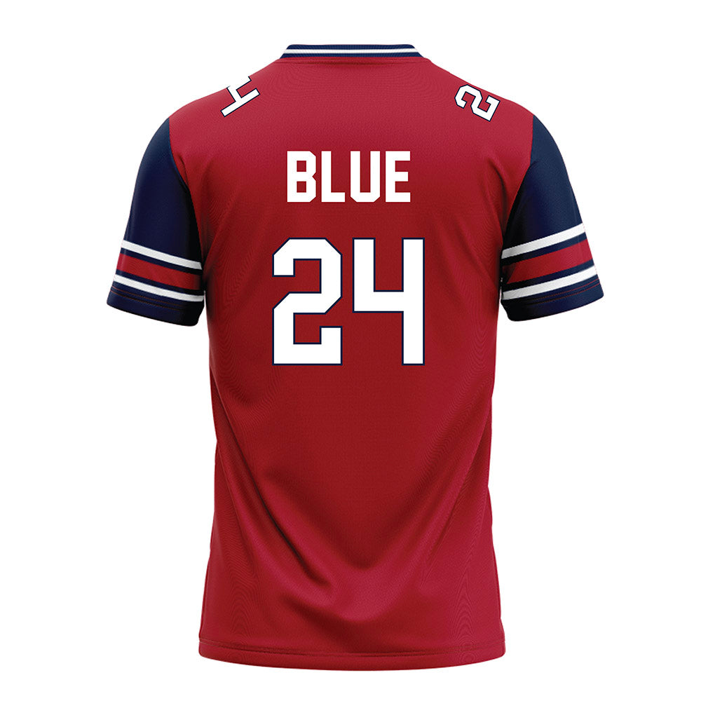 Liberty - NCAA Football : Vaughn Blue Red Jersey