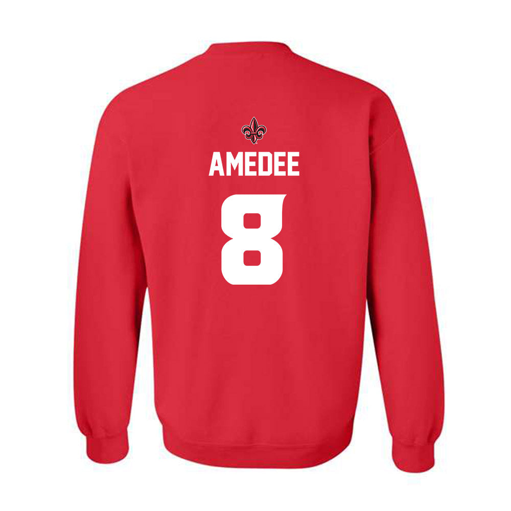 Louisiana - NCAA Baseball : Lee Amedee - Crewneck Sweatshirt Sports Shersey
