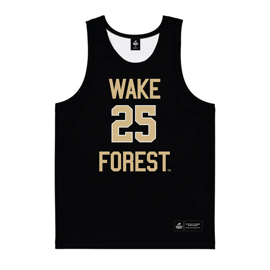Wake Forest - NCAA Women's Basketball : Demeara Hinds Black Jersey