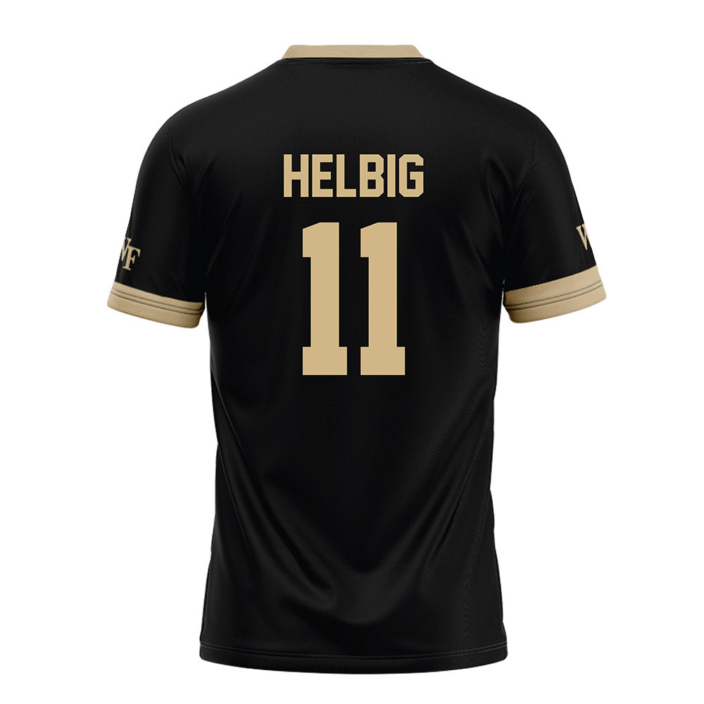 Wake Forest - NCAA Football : Nick Helbig - Black Jersey