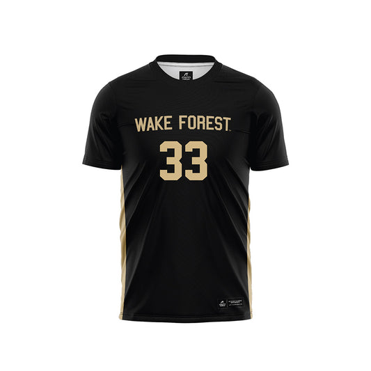 Wake Forest - NCAA Men's Soccer : Liam O'Gara Black Jersey
