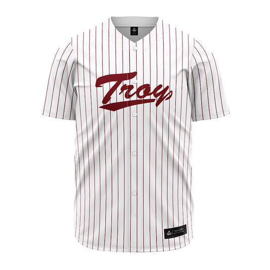 Troy - NCAA Baseball : Jason Hawkins - Baseball Jersey