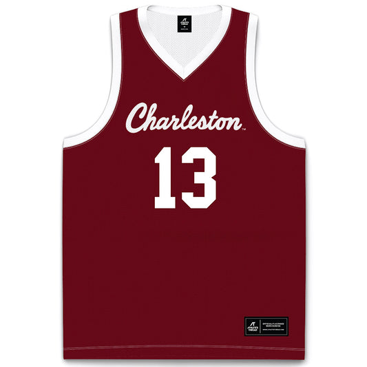 Charleston - NCAA Men's Basketball : Ben Burnham - Basketball Jersey