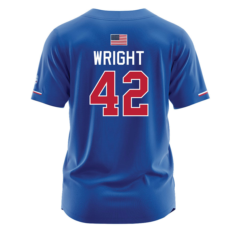 LA Tech - NCAA Softball : Ella Wright - Baseball Jersey