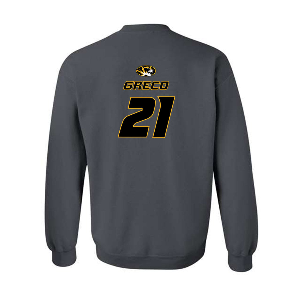 Missouri - NCAA Football : Trajen Greco - Crewneck Sweatshirt Classic Shersey