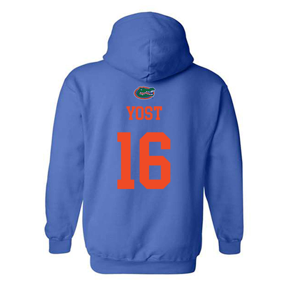 Florida - NCAA Baseball : Hayden Yost - Hooded Sweatshirt Classic Shersey