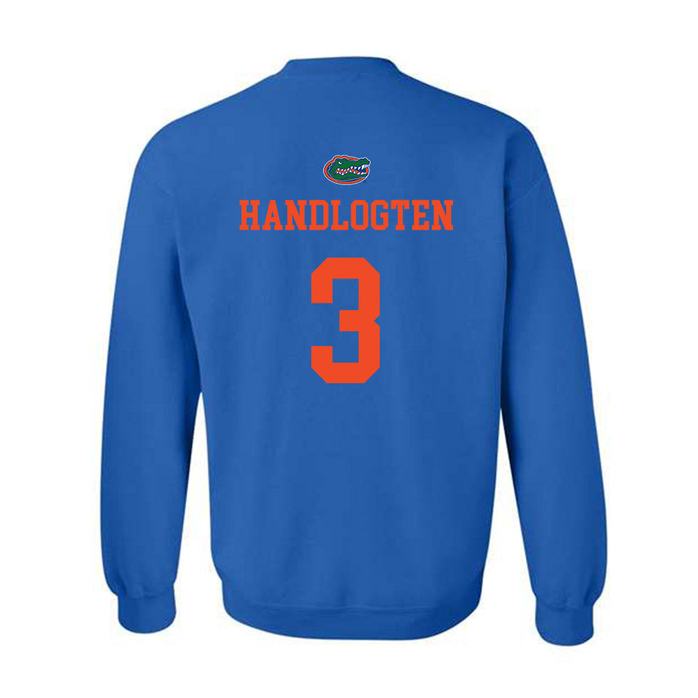 Florida - NCAA Men's Basketball : Micah Handlogten - Crewneck Sweatshirt Classic Shersey