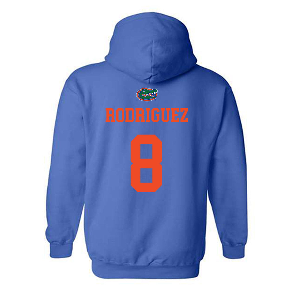 Florida - NCAA Baseball : Christian Rodriguez - Hooded Sweatshirt Classic Shersey