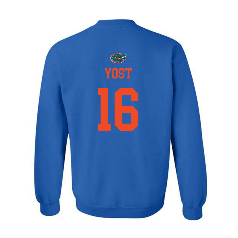 Florida - NCAA Baseball : Hayden Yost - Crewneck Sweatshirt Classic Shersey
