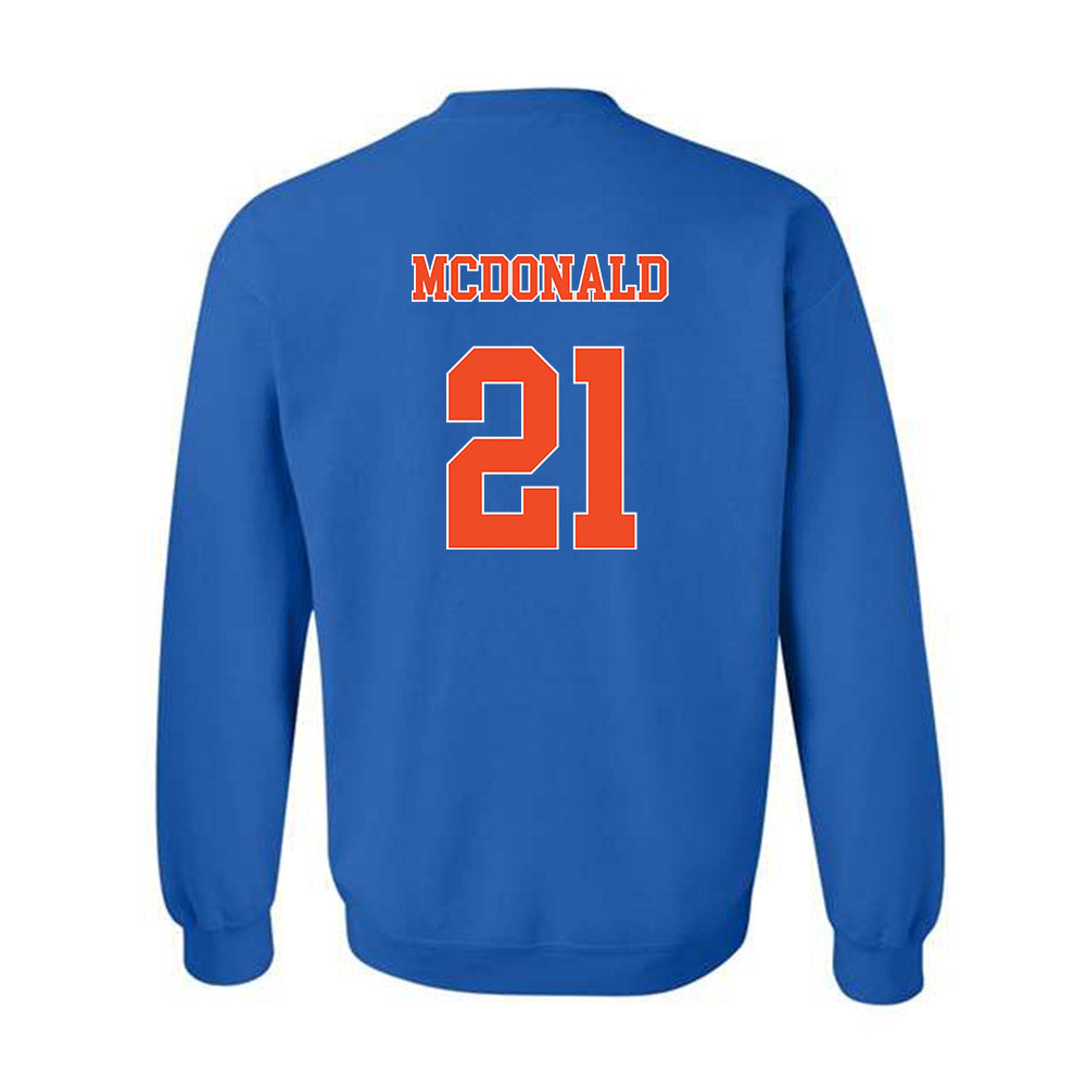 Florida - NCAA Baseball : Caden McDonald - Crewneck Sweatshirt Classic Shersey