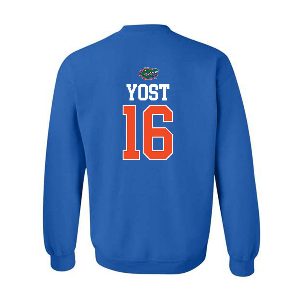 Florida - NCAA Baseball : Hayden Yost - Crewneck Sweatshirt Classic Shersey
